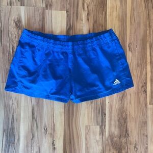 Adidas Women's Vibrant Blue Athletic Shorts